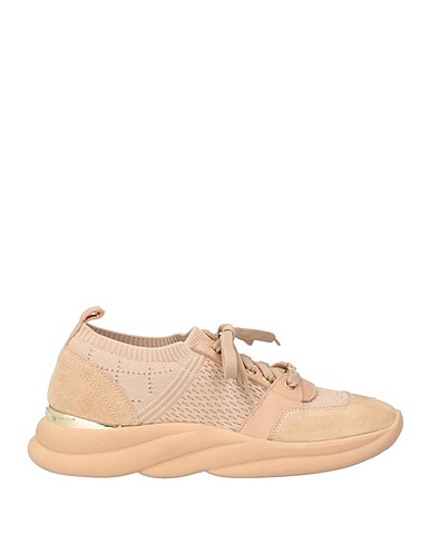 BALDININI FOOTWEAR Beige Leather, Textile fibres
