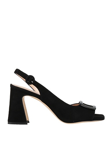 STATUS Sandals Black Leather