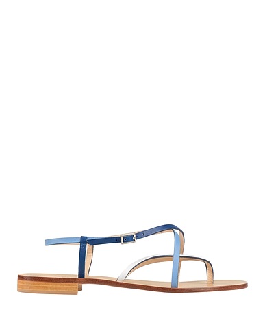 PAOLO FERRARA Flip flops Blue Leather