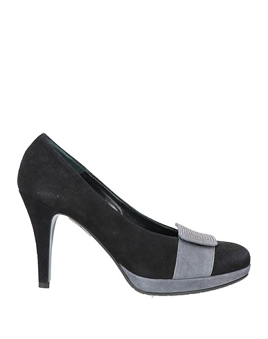 ELATA Court Black Leather
