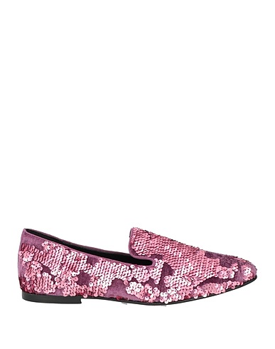BALLERINA Loafers Mauve Textile fibres