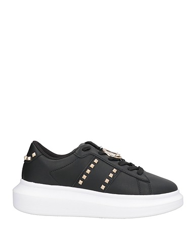 JUST CAVALLI Sneakers Noir Cuir, Polyuréthane