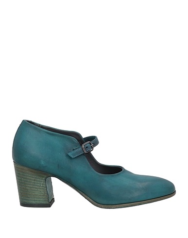 PANTANETTI Pump Deep teal Leather