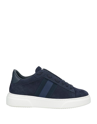 STOKTON Sneakers Navy blue Deerskin