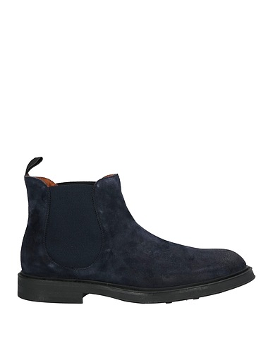 FRAU Stiefelette Marineblau Leder, Elastische Fasern