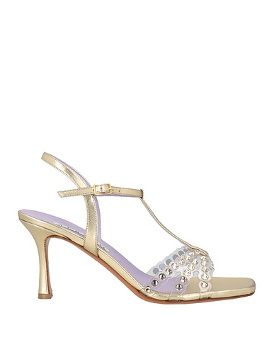 ALBANO Sandals Platinum Leather, PVC - Polyvinyl chloride