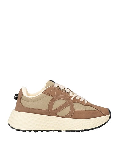 NØ NAME Sneakers Khaki Leather, Textile fibres