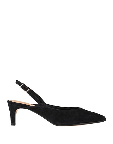 CLARKS Court Black Leather