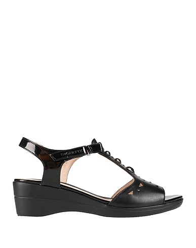 STONEFLY Sandals Black Leather