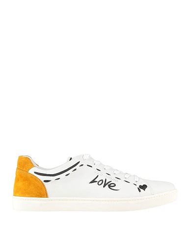 DOLCE&GABBANA Sneakers White Calfskin