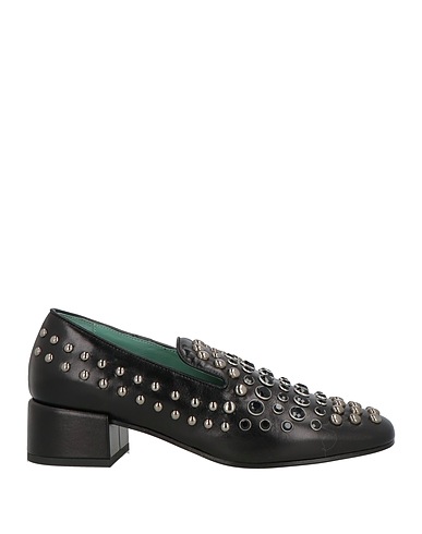 PAOLA D'ARCANO Loafers Black Leather