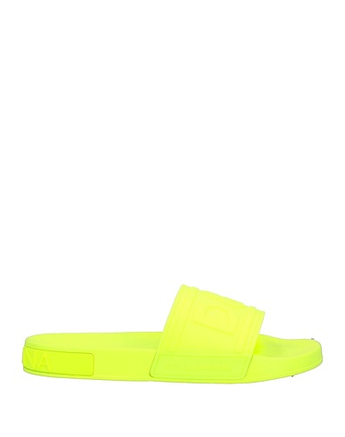 DOLCE&GABBANA Sandals Lime green Rubber