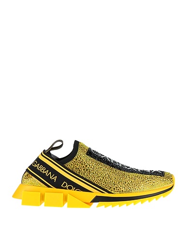 DOLCE&GABBANA Sneakers Yellow Textile fibers