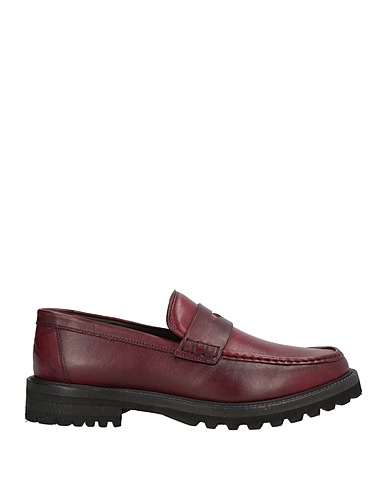 MORGILLO Loafers Burgundy Leather