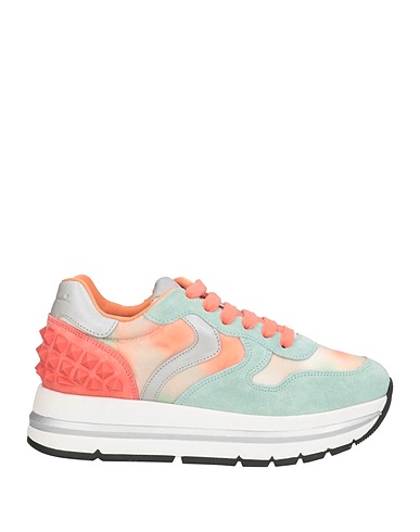 VOILE BLANCHE Sneakers Light green Leather, Nylon