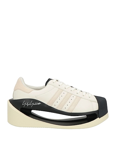 Y-3 Sneakers Off white Leather, Rubber