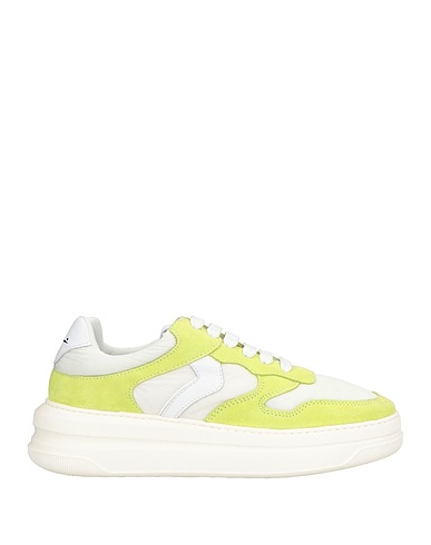 VOILE BLANCHE Sneakers Lime green Leather, Nylon