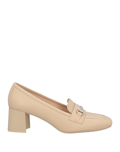 NERO GIARDINI Loafers Beige Leather