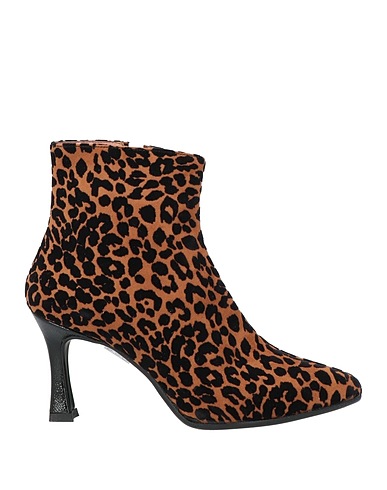 DIVINE FOLLIE Ankle boot CAMMELLO Textile fibers