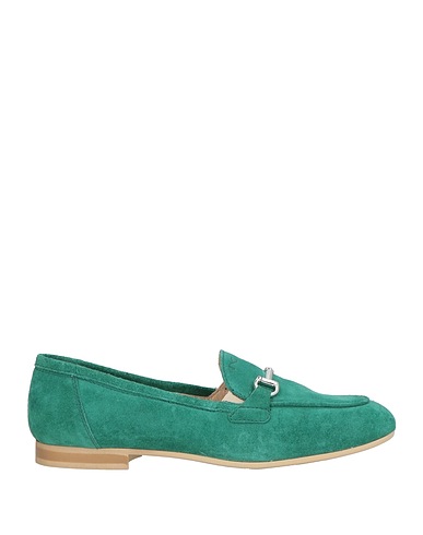 NERO GIARDINI Mocassino Verde Pelle