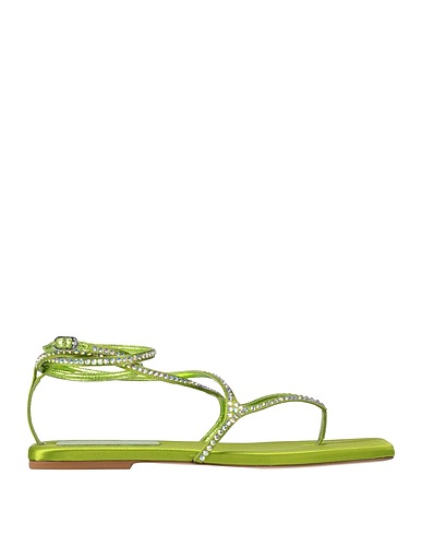 LE SILLA Flip flops Lime green Textile fibers