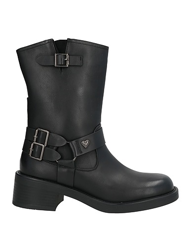 TUA BY BRACCIALINI Ankle boot Black Textile fibers
