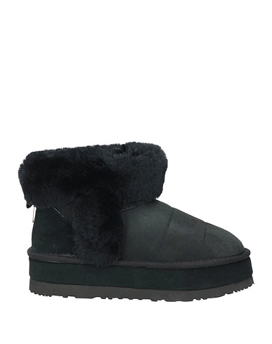 DIVINE FOLLIE Stiefelette Schwarz Schaffell