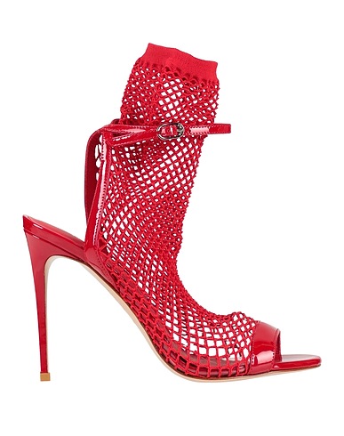 LE SILLA Sandals Red Textile fibers