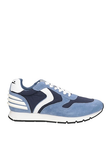 VOILE BLANCHE Sneakers Slate blue Leather, Nylon