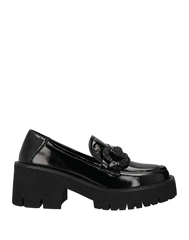 TUA BY BRACCIALINI Loafers Black Textile fibers