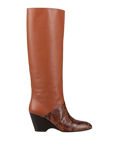 ST. JOHN Boots Brown Calfskin
