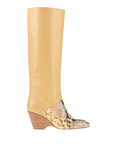 ST. JOHN Boots Khaki Calfskin