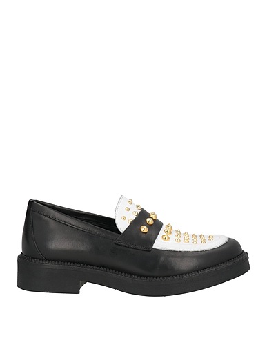 DIVINE FOLLIE Loafers Black Leather