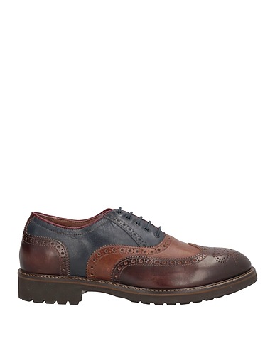 NERO GIARDINI Schnürschuhe Braun Leder