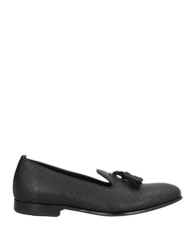 MICH SIMON Loafers Black Leather
