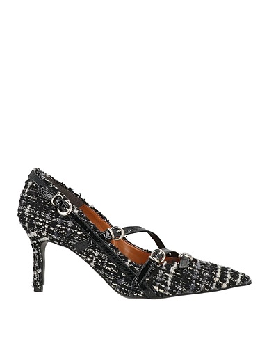 DIVINE FOLLIE Court Black Textile fibres