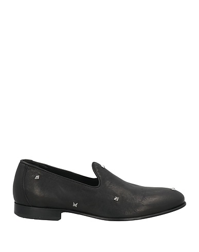 MICH SIMON Loafers Black Leather