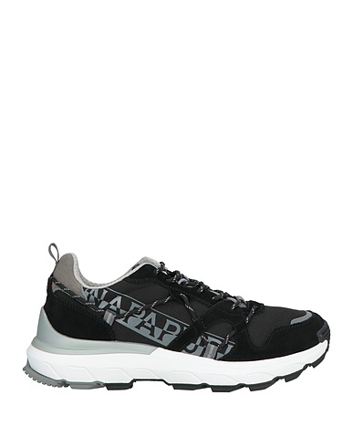 NAPAPIJRI Sneakers Black Leather, Textile fibres