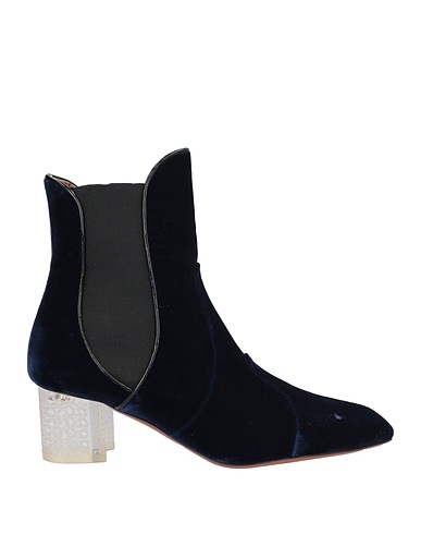 ALAÏA Ankle boot Midnight blue Textile fibres, Leather