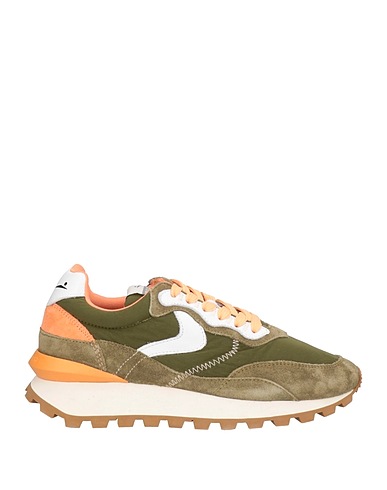 VOILE BLANCHE Sneakers Military green Leather, Nylon