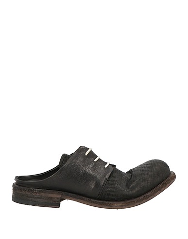 ERNESTO DOLANI Mules and clogs Black Leather
