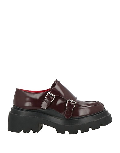 PLAN C Loafers Burgundy 100% Calfskin
