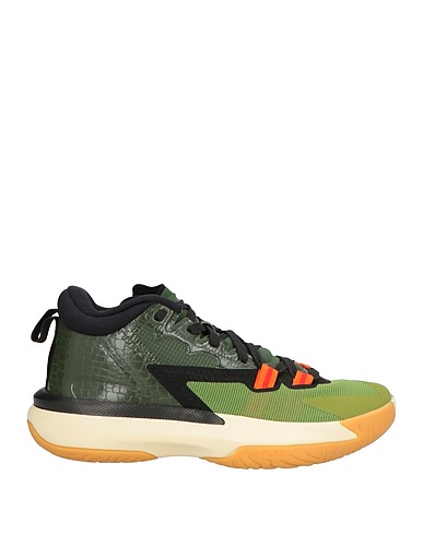 JORDAN Sneakers Green Textile fibres