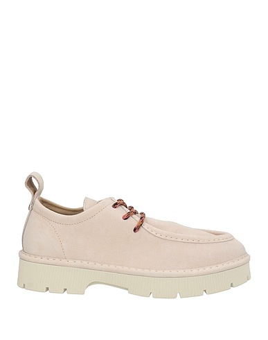PANCHIC Laced shoes Ivory Leather