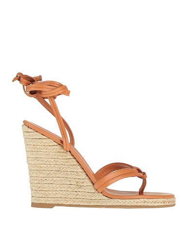 LE SILLA Espadrilles Tan Leather