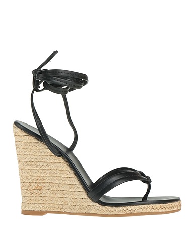 LE SILLA Espadrillas Nero Pelle