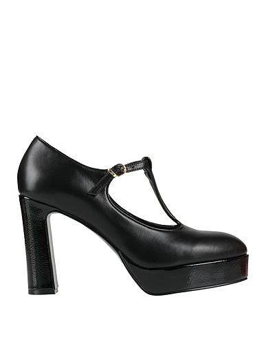 LUCIANO BARACHINI Court ELITE Black Leather