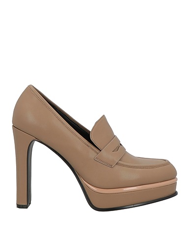 LUCIANO BARACHINI Loafers ELITE Taupe Leather