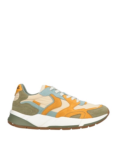 VOILE BLANCHE Sneakers Camel Leather, Textile fibers