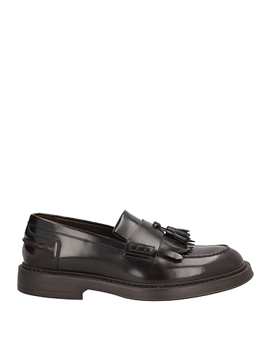 DOUCAL'S Loafers Dark brown Leather